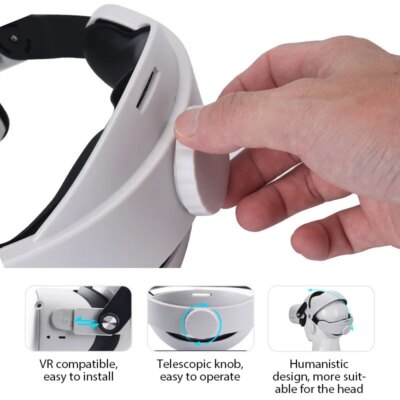 Upgrades M2 Halo Strap Elite Strap for Quest 2 Alternative Head Strap Improve Wearing Comfort for Oculus Quest 2 VR Accessories - Image 6