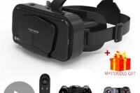 3D Virtual Reality VR Glasses For Phone Mobile Smartphones 7 Inch Headset Helmet Game Wirth Real Viar Goggles Devices Lenses Set