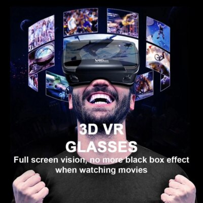 VRG Pro VR Glasses Virtual Reality Headset Devices Viar 3D Helmet Goggles Lenses Smart For Smartphone Cell Phone Mobile Viewer - Image 4