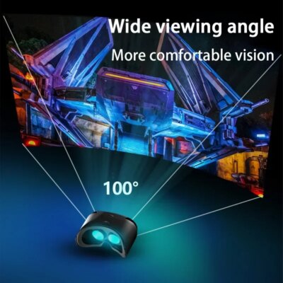 VRG Virtual Reality 3D Glasses 100° Wide-Angle Head Mounted Digital Glasses Compatible With Up To 7-Inch Screen Phones - Image 2