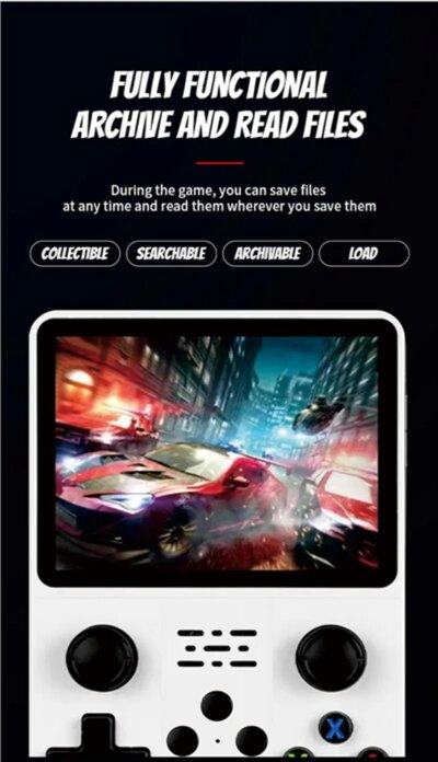 Retro R36S Handheld Video Game Console 3.5 Inch IPS Screen Portable Pocket Player with 128GB Preloaded Games Linux System - Image 3