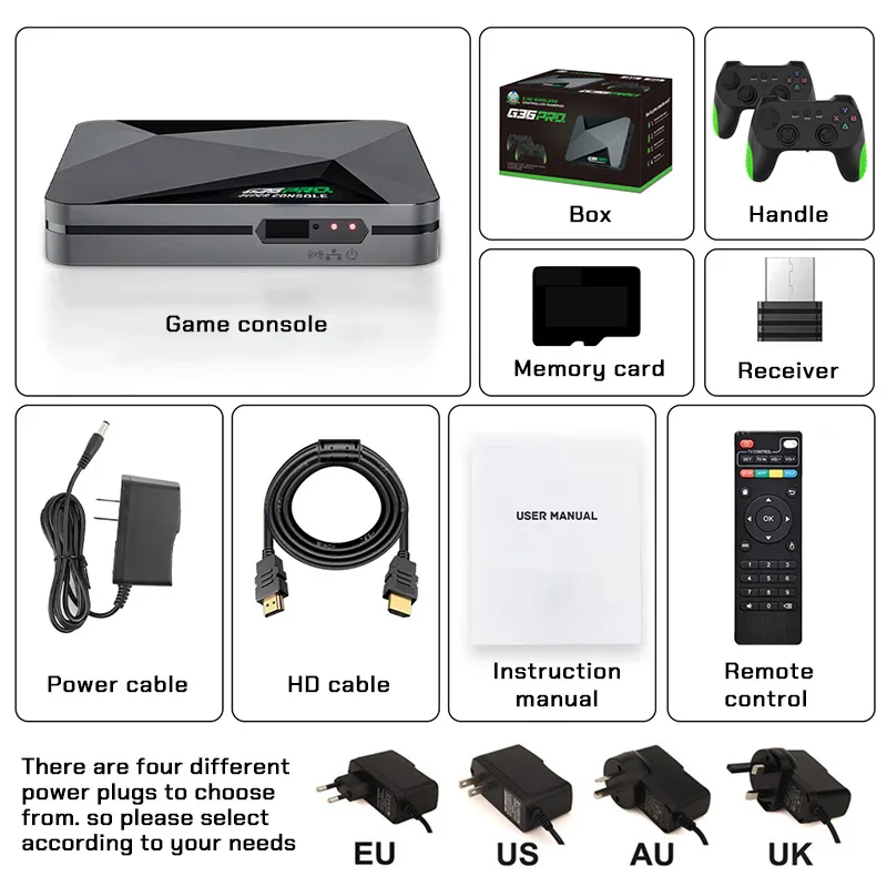 Super Console G36 Pro 256G Retro Video Game Console with 120000+ Games for MAME/PS1/PSP/DC Retro Kid Gift Game Console 4K HD Super Console G36 Pro 256G Retro Video Game Console with 120000+ Games for MAME/PS1/PSP/DC Retro Kid Gift Game Console 4K HD