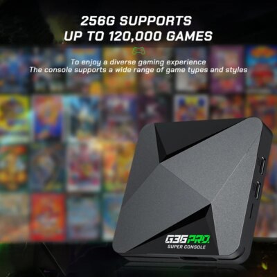 Super Console G36 Pro 256G Retro Video Game Console with 120000+ Games for MAME/PS1/PSP/DC Retro Kid Gift Game Console 4K HD - Image 6