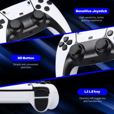 M15 4K Game Stick Mini Retro Video Game Console Built in 30000 Games Wireless Gamepads Video Game Controller Support 2 Player - Image 5