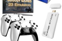 M15 4K Game Stick Mini Retro Video Game Console Built in 30000 Games Wireless Gamepads Video Game Controller Support 2 Player