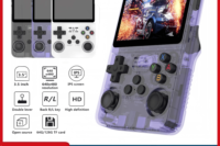 Retro R36S Handheld Video Game Console 3.5 Inch IPS Screen 128GB Preloaded Games Portable Pocket Player with Linux System