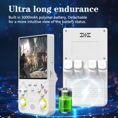 New R36 ultra retro handheld game console 4.0-inch open-source Linux system 128GB portable video player handheld game console - Image 5