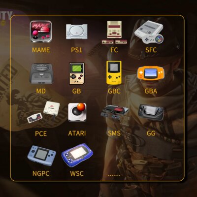 SF3000 Portable Mini Handheld Game Player 4.5 Inch IPS Screen Retro Video Game Console Built-in 20000+ Games for PS1/GBA/SFC - Image 4