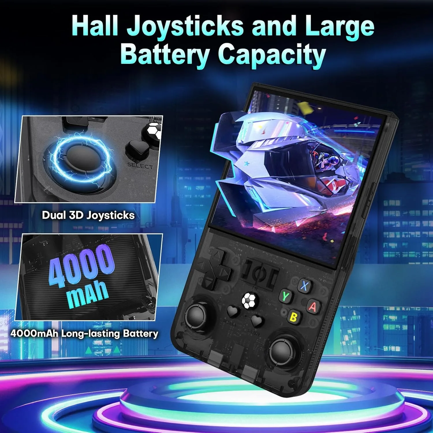 WDYQJE Gaming Console Handheld R36MAX Retro Handheld Game Console Linux System 4'' IPS Screen R36 Portable Pocket Video Player WDYQJE Gaming Console Handheld R36MAX Retro Handheld Game Console Linux System 4'' IPS Screen R36 Portable Pocket Video Player