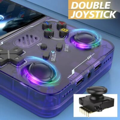 R36S updated R36XX Retro Handheld Game Console Linux ARKOS 3.5Inch IPS Screen Portable Pocket Video Player  Wi-Fi Games Kid Gift - Image 4