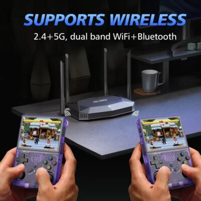 R36S updated R36XX Retro Handheld Game Console Linux ARKOS 3.5Inch IPS Screen Portable Pocket Video Player  Wi-Fi Games Kid Gift - Image 5