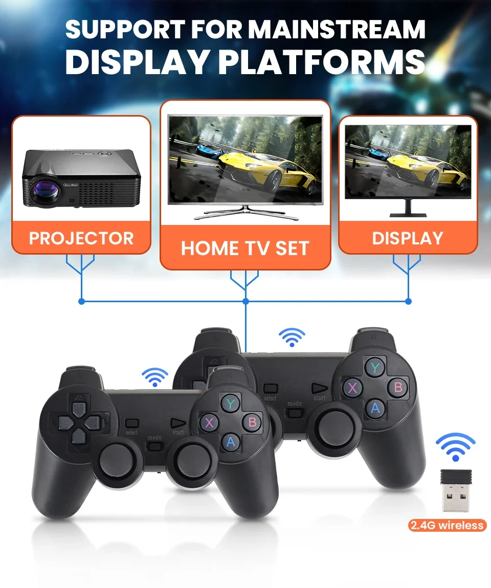 BOYHOM X2 Plus 256G 58000 Game 4K Game player 3D HD Retro Video Game Console Wireless Controller TV 50 Emulator For Kids Gifts