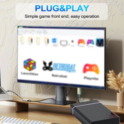 PEAPRIT 12TB Gaming HDD with Hyperspin Launchbox Retrobat Playnite 10K+ Retro Video Games Console for PS3/PS2/PS/Wii/WIIU/SWITCH - Image 4