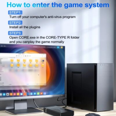 PEAPRIT 12TB Gaming HDD with Hyperspin Launchbox Retrobat Playnite 10K+ Retro Video Games Console for PS3/PS2/PS/Wii/WIIU/SWITCH - Image 5