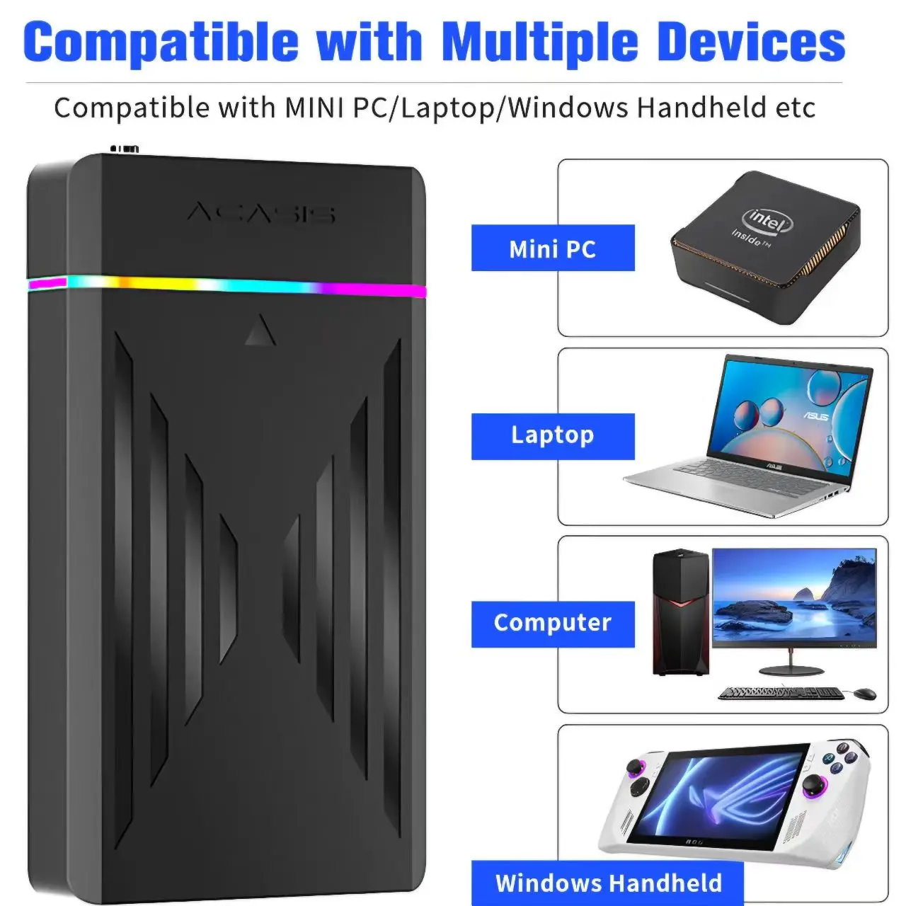 PEAPRIT 12TB Gaming HDD with Hyperspin Launchbox Retrobat Playnite 10K+ Retro Video Games Console for PS3/PS2/PS/Wii/WIIU/SWITCH