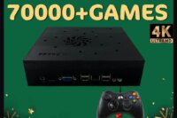 500GB X8 Retro Gaming Console Loaded 70000+ Games for Wii PS2 DC PSP GAMECUBE Plug-and-Play On TV Windows 11 Children's Gift