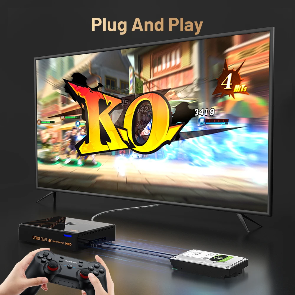 Kinhank Super Console X5 PRO Retro Video Game Consoles Plug and Play 4T with 16000 Games for PS2/WII/SS/DC/N64 Android 12 TV Box Kinhank Super Console X5 PRO Retro Video Game Consoles Plug and Play 4T with 16000 Games for PS2/WII/SS/DC/N64 Android 12 TV Box