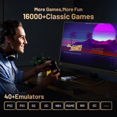 Kinhank Super Console X5 PRO Retro Video Game Consoles Plug and Play 4T with 16000 Games for PS2/WII/SS/DC/N64 Android 12 TV Box - Image 4