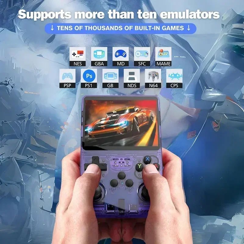 R36S Retro Handheld Video Game Console ARKOS System 3.5 Inch IPS Screen Classic Portable Pocket Video Player 128G Games Boy Gift - Image 4