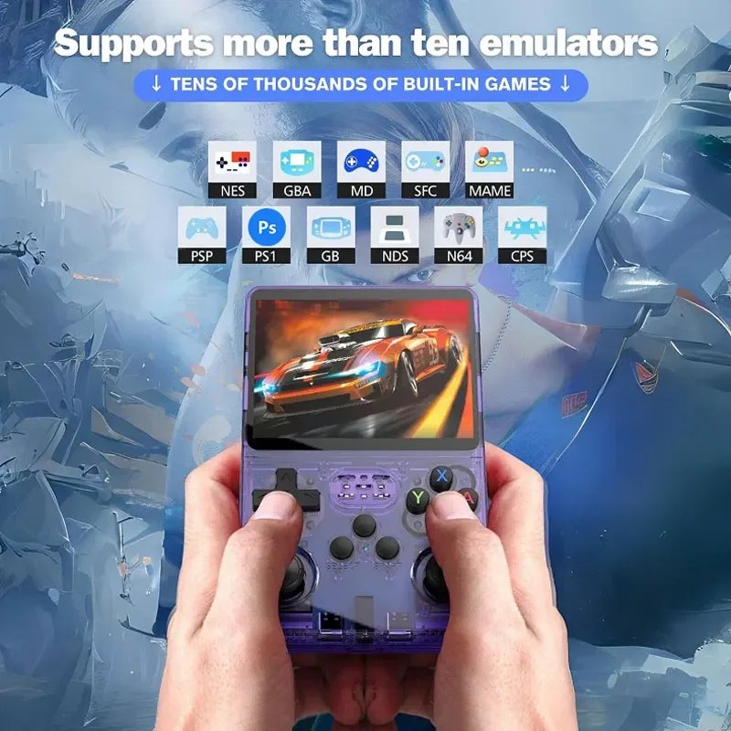 R36S Retro Handheld Video Game Console ARKOS System 3.5 Inch IPS Screen Classic Portable Pocket Video Player 128G Games Boy Gift R36S Retro Handheld Video Game Console ARKOS System 3.5 Inch IPS Screen Classic Portable Pocket Video Player 128G Games Boy Gift