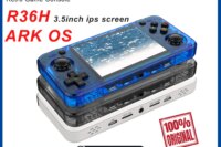BOYHOM R36H Dual-RAM & Genuine Linux ARKOS Retro Handheld Classic Game Consoles 3.5 inch IPS Screen Portable Video Player