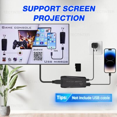 Video Game Console Built-in 20000+ Games Retro Handheld Game Player 64G 4K TV Game Stick 2.4G Wireless Controller Gamepad - Image 4