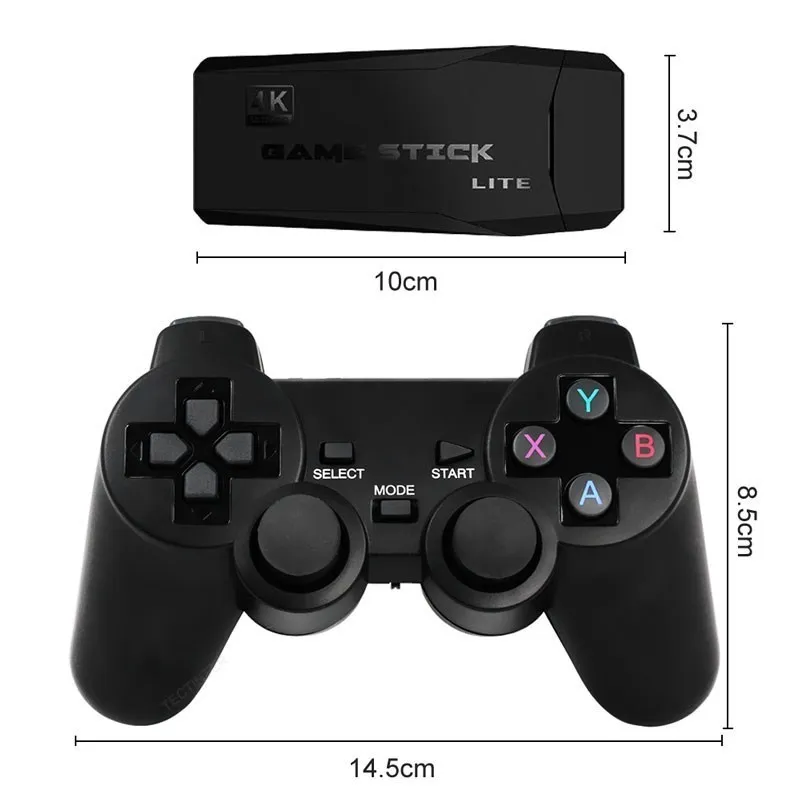 Video Game Console Built-in 20000+ Games Retro Handheld Game Player 64G 4K TV Game Stick 2.4G Wireless Controller Gamepad Video Game Console Built-in 20000+ Games Retro Handheld Game Player 64G 4K TV Game Stick 2.4G Wireless Controller Gamepad