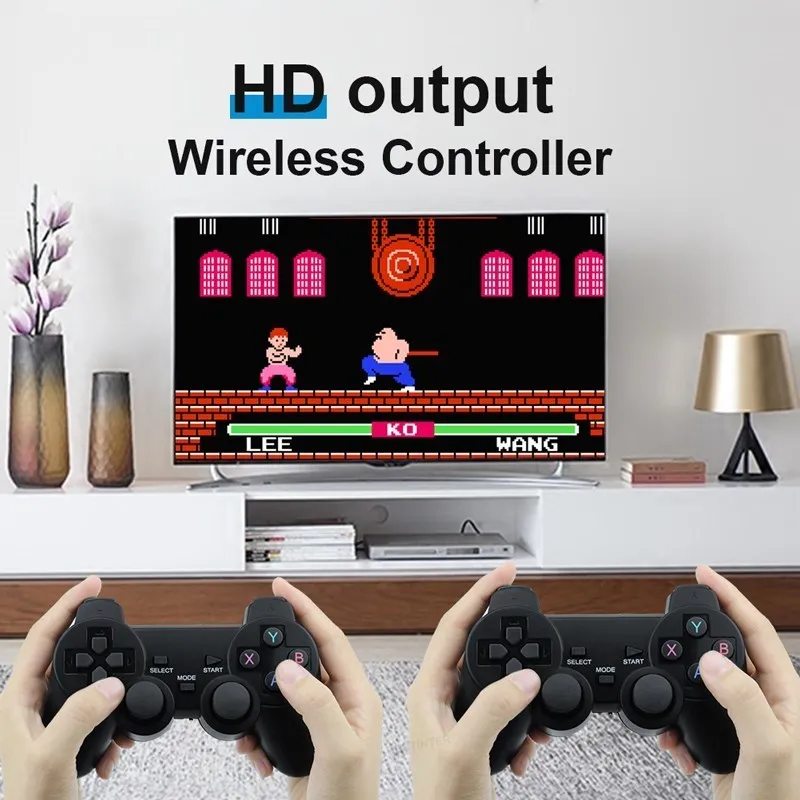 Video Game Console Built-in 20000+ Games Retro Handheld Game Player 64G 4K TV Game Stick 2.4G Wireless Controller Gamepad Video Game Console Built-in 20000+ Games Retro Handheld Game Player 64G 4K TV Game Stick 2.4G Wireless Controller Gamepad