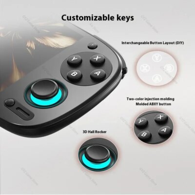 EAEY Retroid Pocket 5 Rp5 Handheld: 8GB+128GB, 5.5" OLED, Bluetooth 5.0 | Supports PSP/PS2 Games, Portable Retro Gaming Console - Image 5