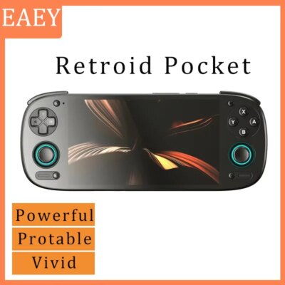 EAEY Retroid Pocket 5 Rp5 Handheld: 8GB+128GB, 5.5" OLED, Bluetooth 5.0 | Supports PSP/PS2 Games, Portable Retro Gaming Console - Image 2