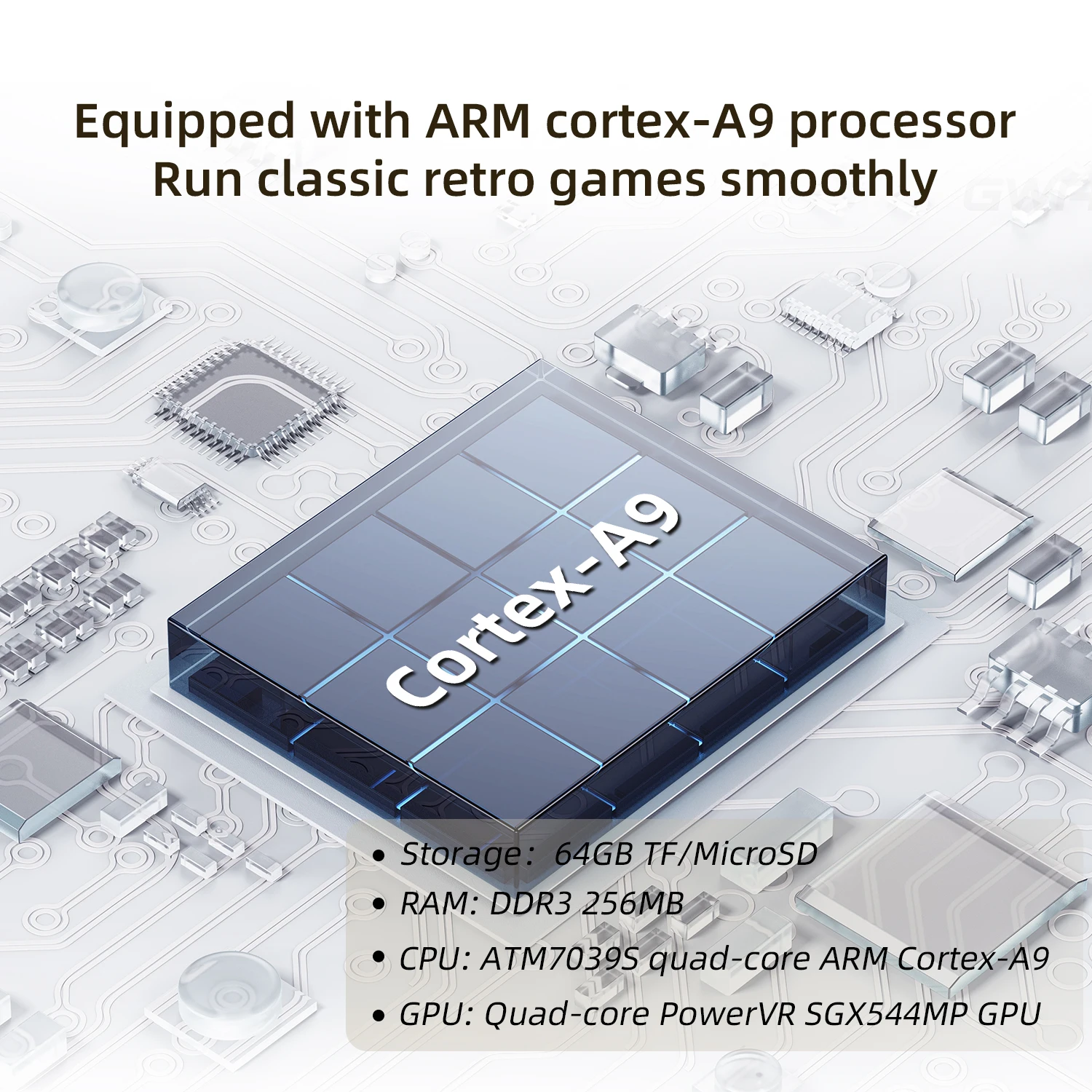 ANBERNIC RG35XX Plus/RG35XX Retro Handheld Game Console 3.5″ IPS Screen Linux Portable Video Game Player Support HD-M-I TV Outpu