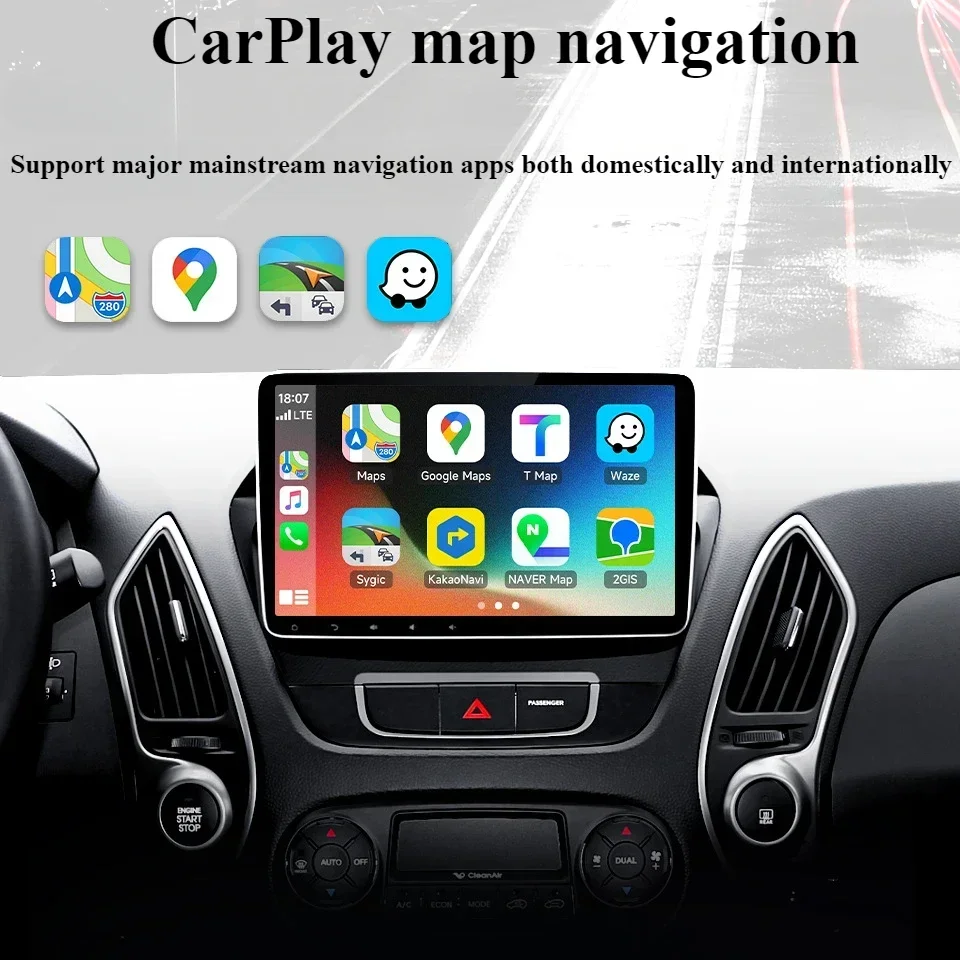 2 in 1 Wireless Carplay Adapter for Apple IOS Android Auto Smart USB Plug and Play Suitable for Most Car Models