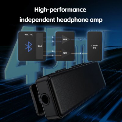 FiiO BTR11 Bluetooth 5.3 Receiver LDAC 3.5mm Wireless Audio Headphone Amplifier Adapter - Image 3