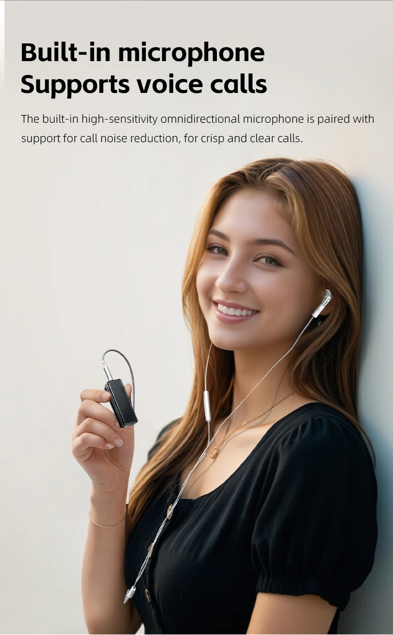 FiiO BTR11 Bluetooth 5.3 Receiver LDAC 3.5mm Wireless Audio Headphone Amplifier Adapter