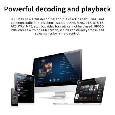 HD915PRO 5.1CH HD Audio Decoder Bluetooth 5.0 Reciever Dolby Atmos DTS AC3 HDMI2.0-Compatible 4K3D Converter SPDIF ARC PCUSB DAC - Image 4