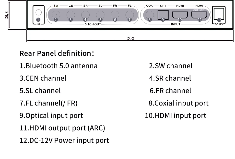 HD820B 5.1CH Audio Converter Decoder Bluethooth 5.0 Receiver DAC HDMI-compatible ARC SPDIF Coaxial DTSHD AC3 FLAC APE 4K 192khz HD820B 5.1CH Audio Converter Decoder Bluethooth 5.0 Receiver DAC HDMI-compatible ARC SPDIF Coaxial DTSHD AC3 FLAC APE 4K 192khz