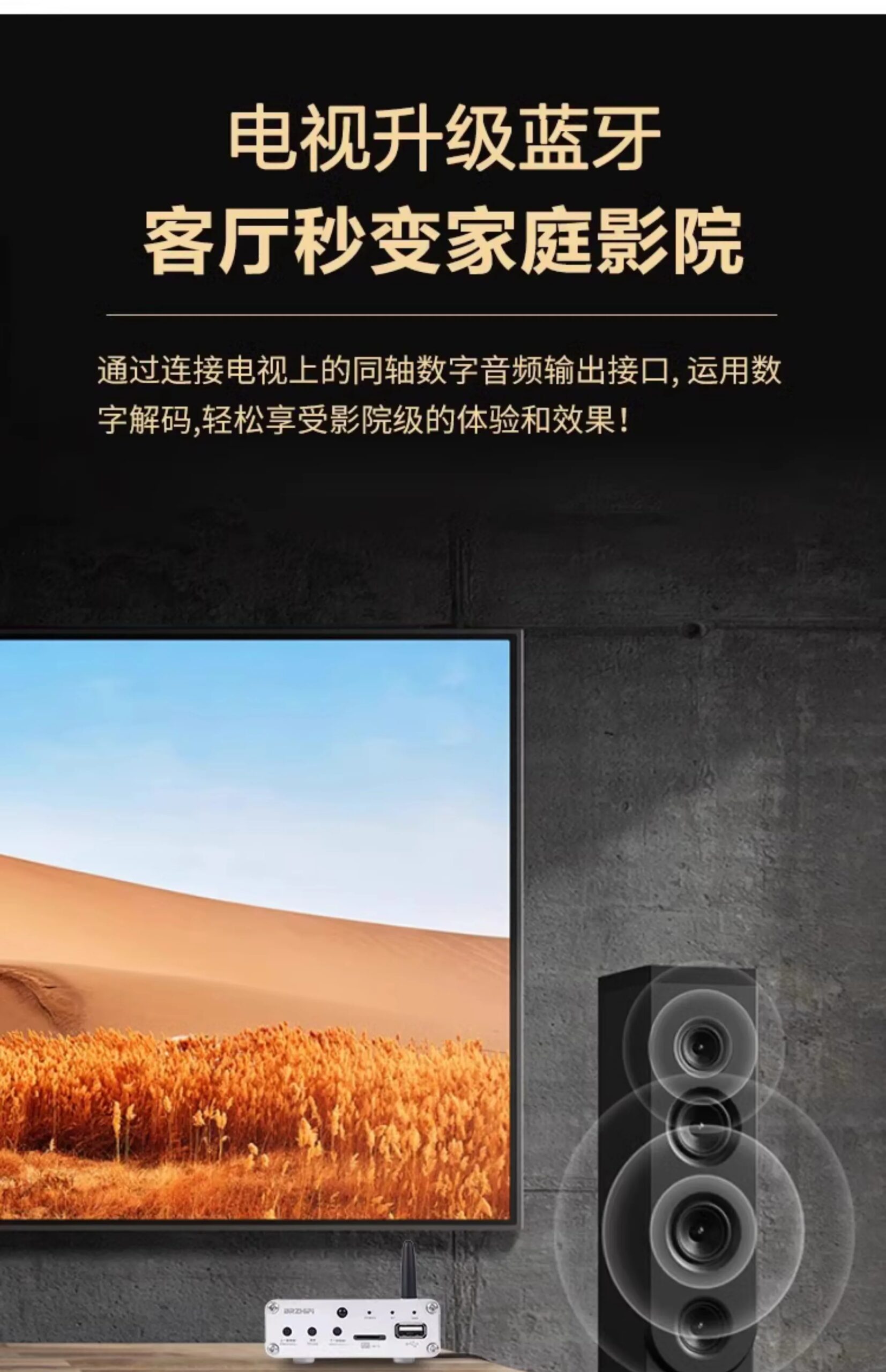 Fever hifi audio bluetooth 5.3 receiver coaxial input ES9018 decoding U disk TF card lossless player