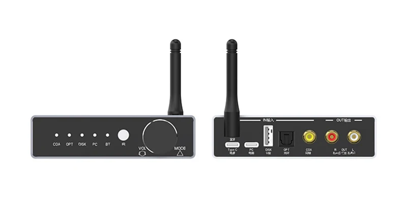 Lossless Digital Audio Decoder Bluetooth 5.3 Audio Receiver TDA1305T DAC HIFI Fever Music Turntable USB Lossless Playback
