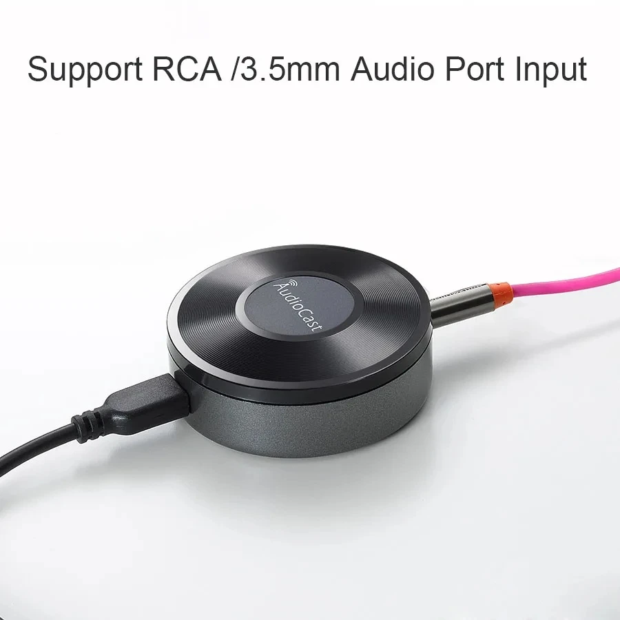M5 AudioCast HiFi Music Receiver Airplay DLNA i OS and Android Airmusic 2.4G WiFi Audio Speakers Wireless Sounders Multi-Room
