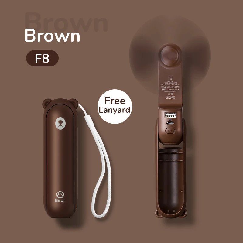 2000mAh brown F8
