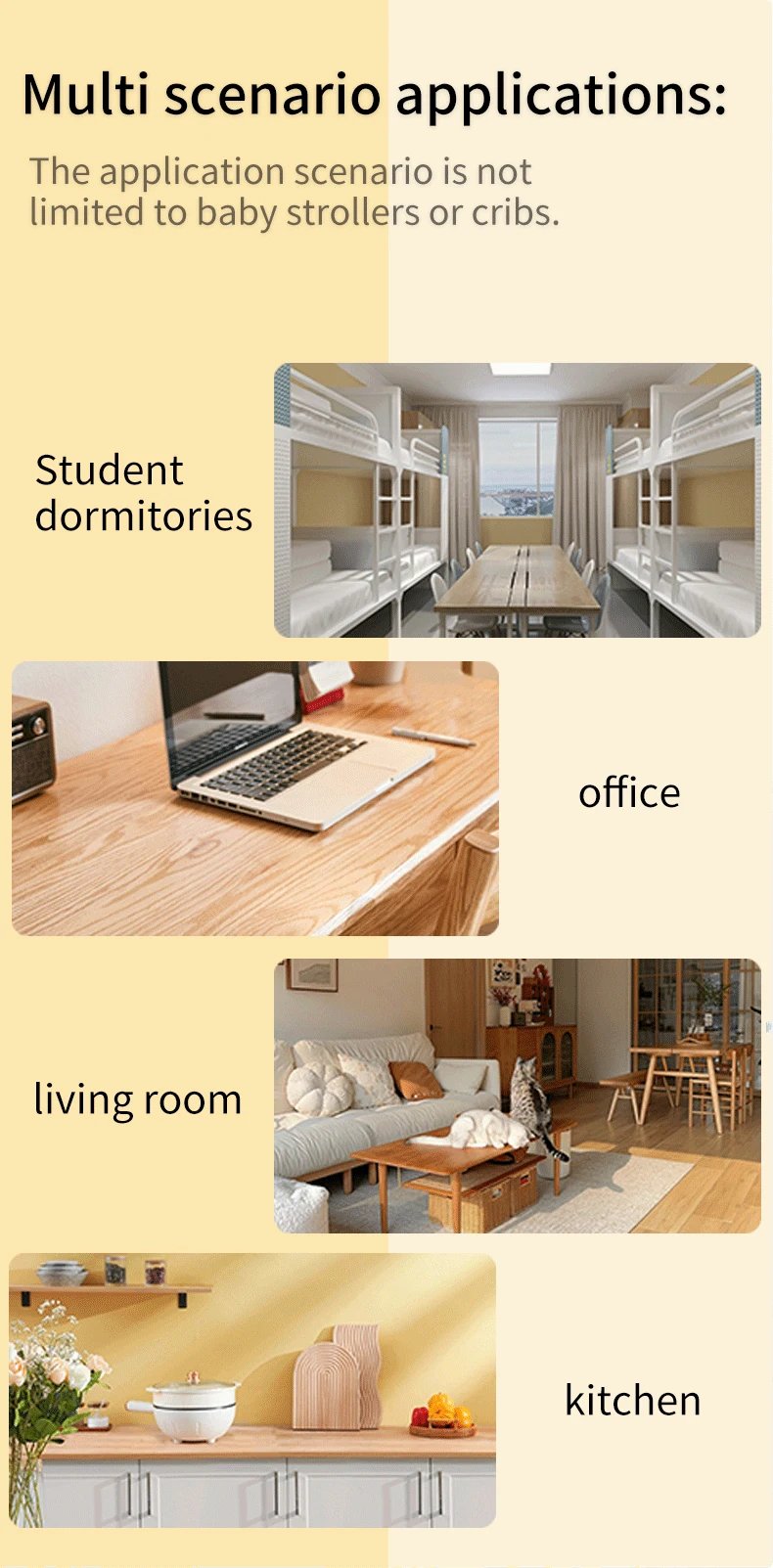 Mini Portable Stroller Fan,3 Speed Rechargeable,360° Rotate Flexible Tripod Better Cooling for Car Seat Crib Treadmill 5000mAh