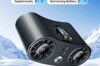 coldSky Portable Waist Fan Upgraded 10 Speeds Personal Fan 20000mAh Rechargeable Desk Fans with LED Display for Outdoor Jobsite
