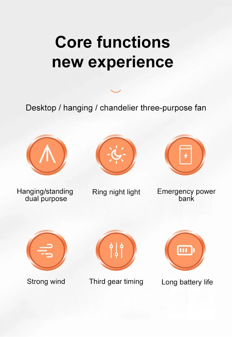 10000mAh Camping Fan Rechargeable Desktop Portable Air Circulator Wireless Ceiling Electric Fan with Power Bank LED Light Tripod 10000mAh Camping Fan Rechargeable Desktop Portable Air Circulator Wireless Ceiling Electric Fan with Power Bank LED Light Tripod