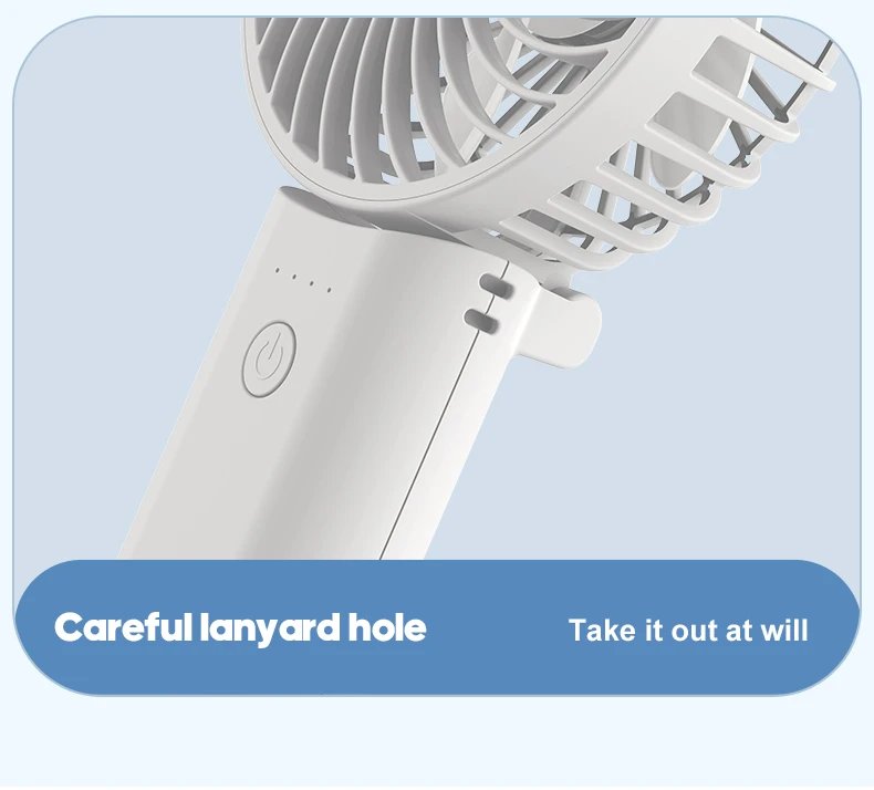 Newest Foldable Handheld Fan 4 Gear Speed Cooling Portable Fan 5200mAh Rechargeable Desk Air Circular with Dual wire Power Bank Newest Foldable Handheld Fan 4 Gear Speed Cooling Portable Fan 5200mAh Rechargeable Desk Air Circular with Dual wire Power Bank