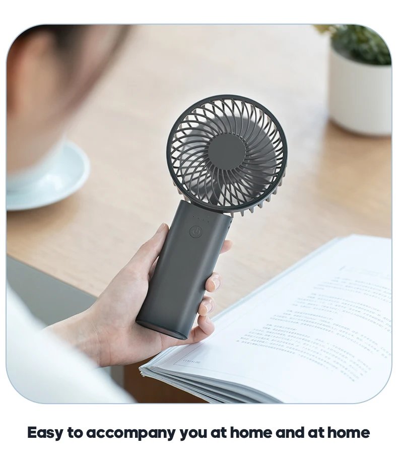 Newest Foldable Handheld Fan 4 Gear Speed Cooling Portable Fan 5200mAh Rechargeable Desk Air Circular with Dual wire Power Bank Newest Foldable Handheld Fan 4 Gear Speed Cooling Portable Fan 5200mAh Rechargeable Desk Air Circular with Dual wire Power Bank
