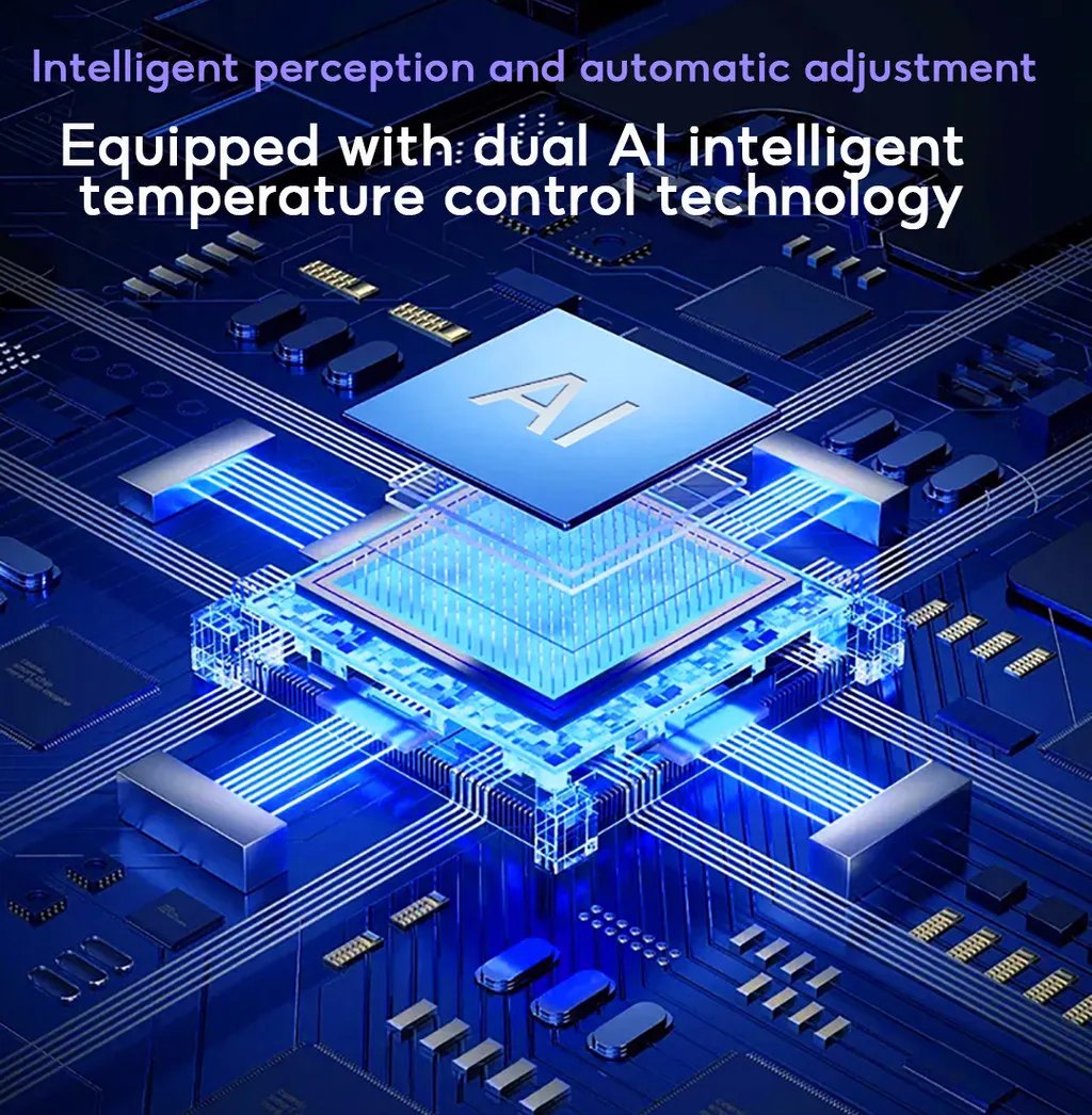 Eary Portable Waist Fan Clip Rechargeable 199 Speeds Hands-Free Neck Hanging Fans With Level 3 lighting Personal Air Cooling Fan