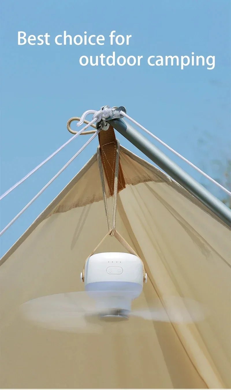 Portable Ceiling Fans Outdoor Camping Fan Tent Ventilator Cooler Rechargeable Electric Fan Remote Control LED Lighting Portable Ceiling Fans Outdoor Camping Fan Tent Ventilator Cooler Rechargeable Electric Fan Remote Control LED Lighting