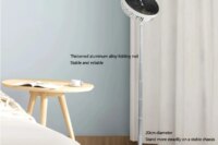 Portable Oscillating Standing Fan with Remote Controller Foldable Desk Fan Rechargeable Battery Powered Pedestal Fan for Camping