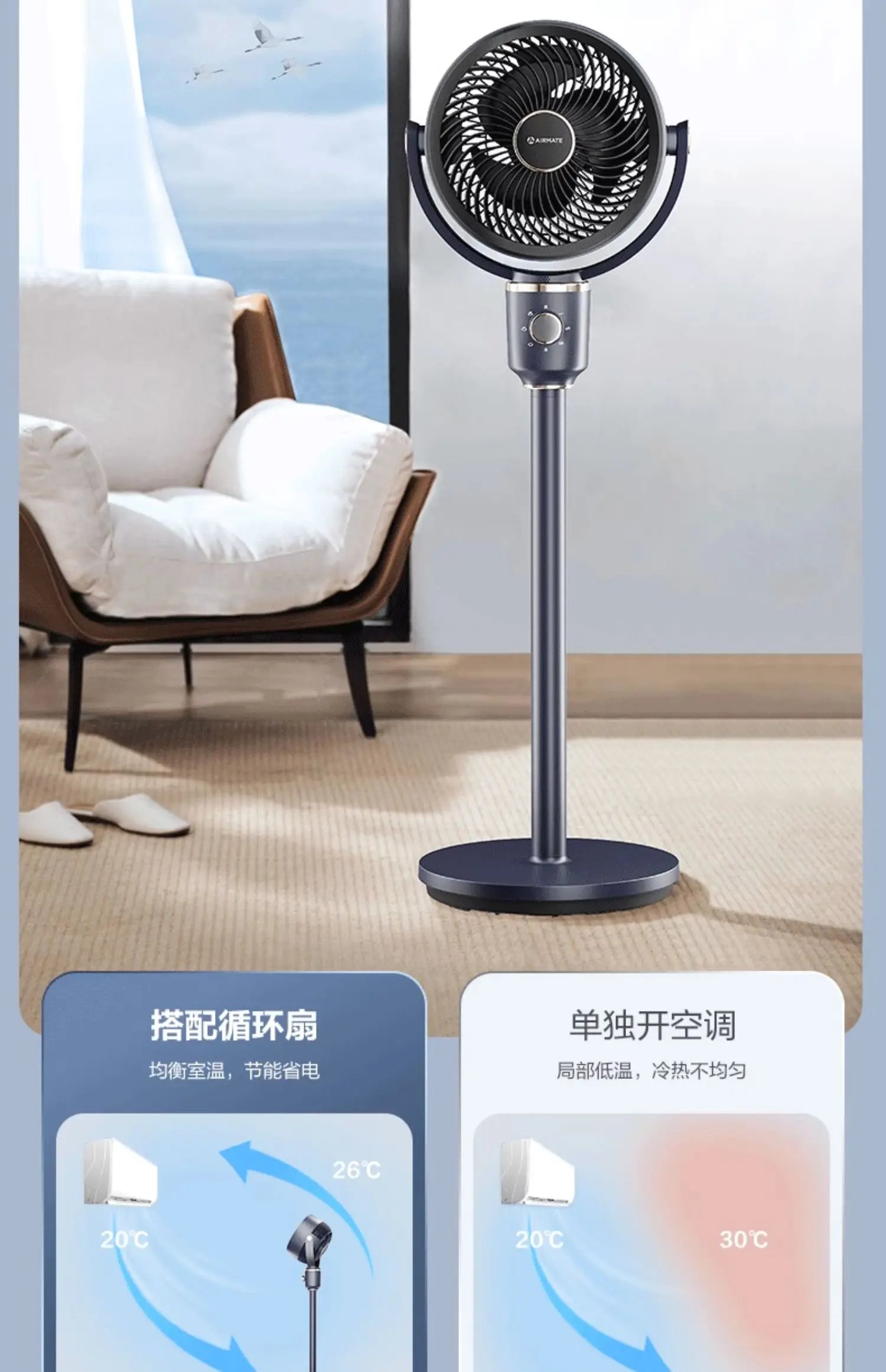 Air Circulation Fan Floor Electric Fan Household Large Wind Knob Table Dual-purpose Ventilation, Portable Air Circulation Fan Floor Electric Fan Household Large Wind Knob Table Dual-purpose Ventilation, Portable