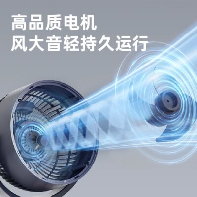 Air Circulation Fan Floor Electric Fan Household Large Wind Knob Table Dual-purpose Ventilation, Portable - Image 5